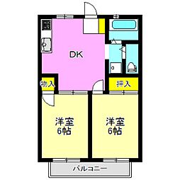三山ハイツ III 2階/202
