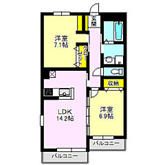 物件の間取り