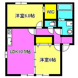 スクエアガーデンC,D 2階/C201