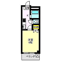 ヴィラ上中居 2階/205