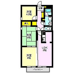 アシスト岩押 3LDKの間取図画像
