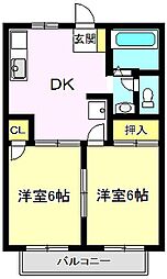 三山ハイツ III 2階