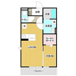 間取図画像 1LDK