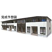 みどりの駅より徒歩23分 新築 2階建の賃貸物件