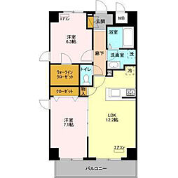 ExpoComfort2 2LDKの間取図画像