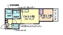 間取図画像 1DK