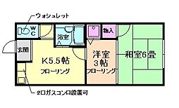 間取図画像 2K