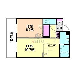JSHouse 1LDKの間取図画像