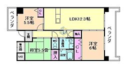 ヴェルドミール桃山台 3LDKの間取図画像