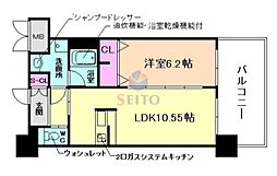 PREGIO豊中 1LDKの間取図画像