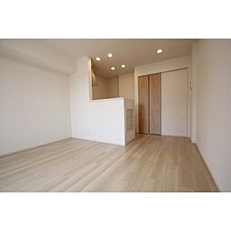 グリーンヒルズB 2階1Kのリビング/ダイニング