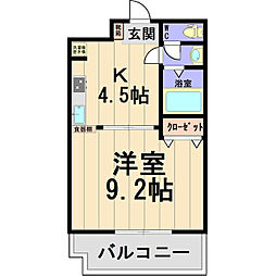 間取図画像 1K