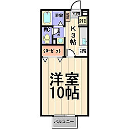 間取図画像 1K