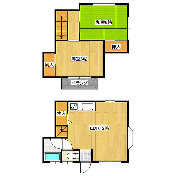 同じ建物の物件間取り写真 - ID:208009222866