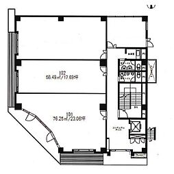 牛久駅前ビルの間取図画像