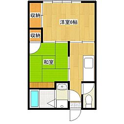 ロータス 2Kの間取図画像