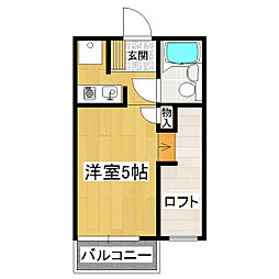 コンドレアC 1Kの間取図画像