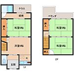 大和高田市大字築山 2階建 築43年のイメージ