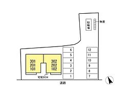 CREST高松 2LDKの間取図画像