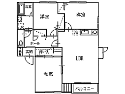 ヴィレッジ花みずきA棟 2階/202号室