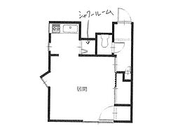 コーポレイトS ワンルームの間取図画像