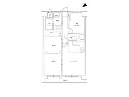 ライオンズマンション弘前一番町 2SLDKの間取り