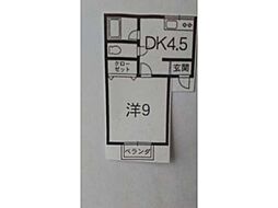 アゼリアコート柏崎A 1Kの間取図画像