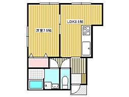 間取図画像 1LDK