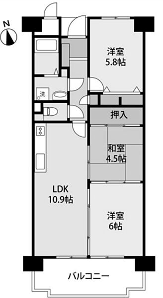 間取り：334000259859
