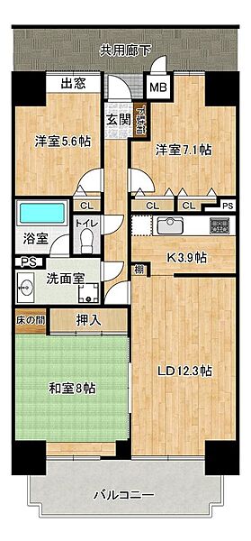 間取り：334000262758