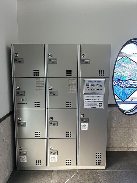 共用部には宅配ボックス