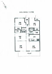 エミネンス広中央 4DKの間取図画像