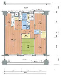 間取図画像 3LDK
