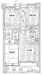 フローレンス福山本町 3LDKの間取図画像