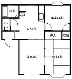 CASA182A 3DKの間取図画像