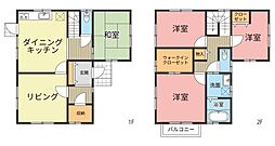 神辺町川南 お庭とウッドデッキがある住宅