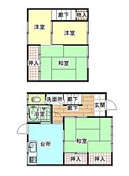 大栄荘 1 3Kの間取り