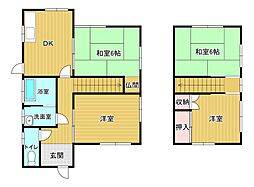 JR山陽本線 三原駅 5.2km 4DKの間取り