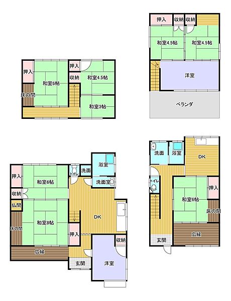 間取り：334000265892