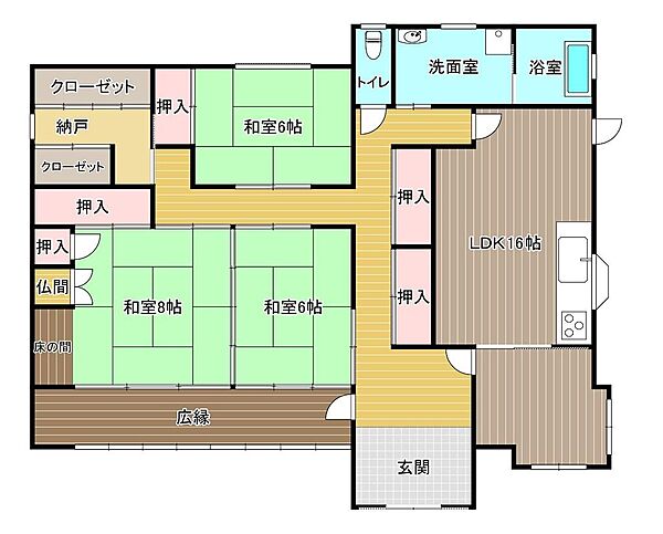 間取り：334000265893