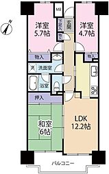 間取図画像 3LDK