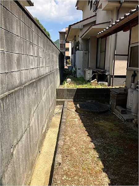 北側境界付近