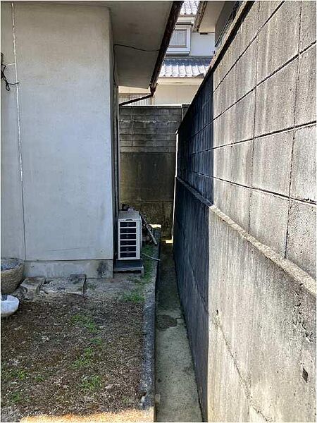 北側境界付近