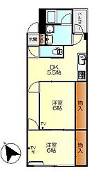 間取図画像 2DK