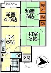 物件の間取り