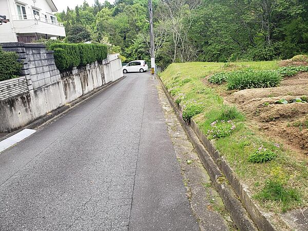 共有部分。前面道路。