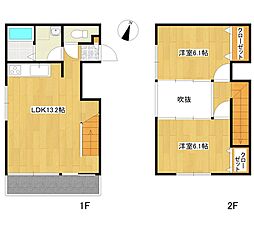 ミナガコーポ 1階2LDKの間取り