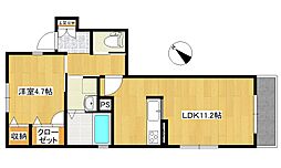 シャーメゾンウィル2 1LDKの間取図画像