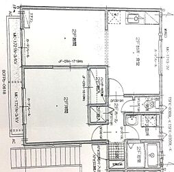 グランパーパス1 2DKの間取図画像