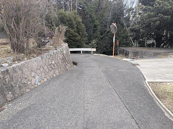 前面道路　写真左が本物件